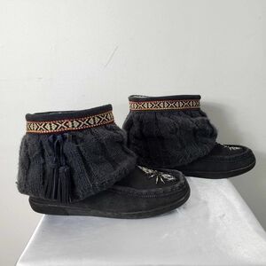 Grizzleez Moccasin Ankle Boots
